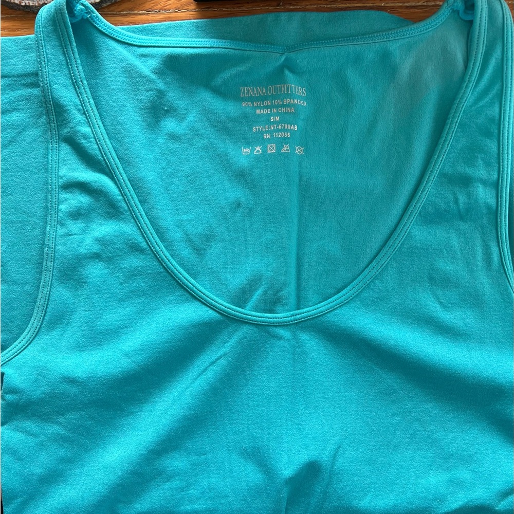 Teal Tank Top by Zenana Outfitters - Picture 5 of 10